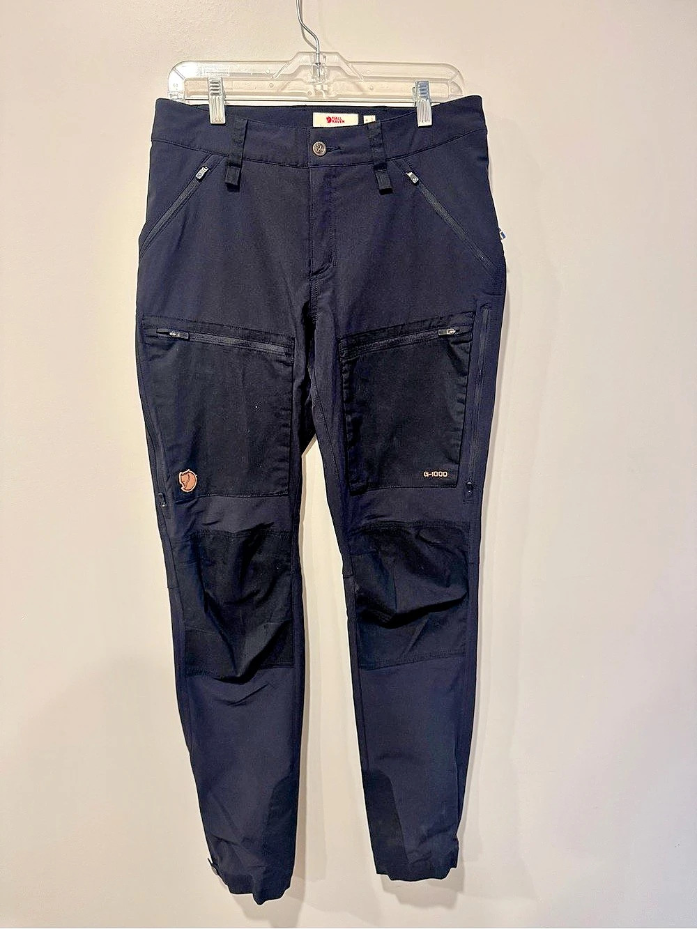 Fjällräven Black Cargo Pants Size 8 Like New